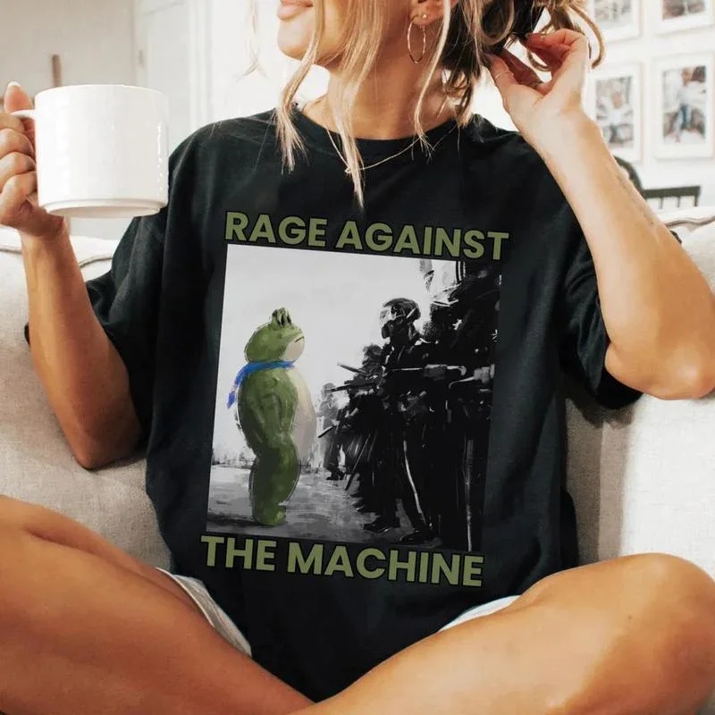 Portland Frog Rage Against The Machine Shirt, FDT Tee, Anti Jump Sweatshirt, Vintage Activist T-Shirt