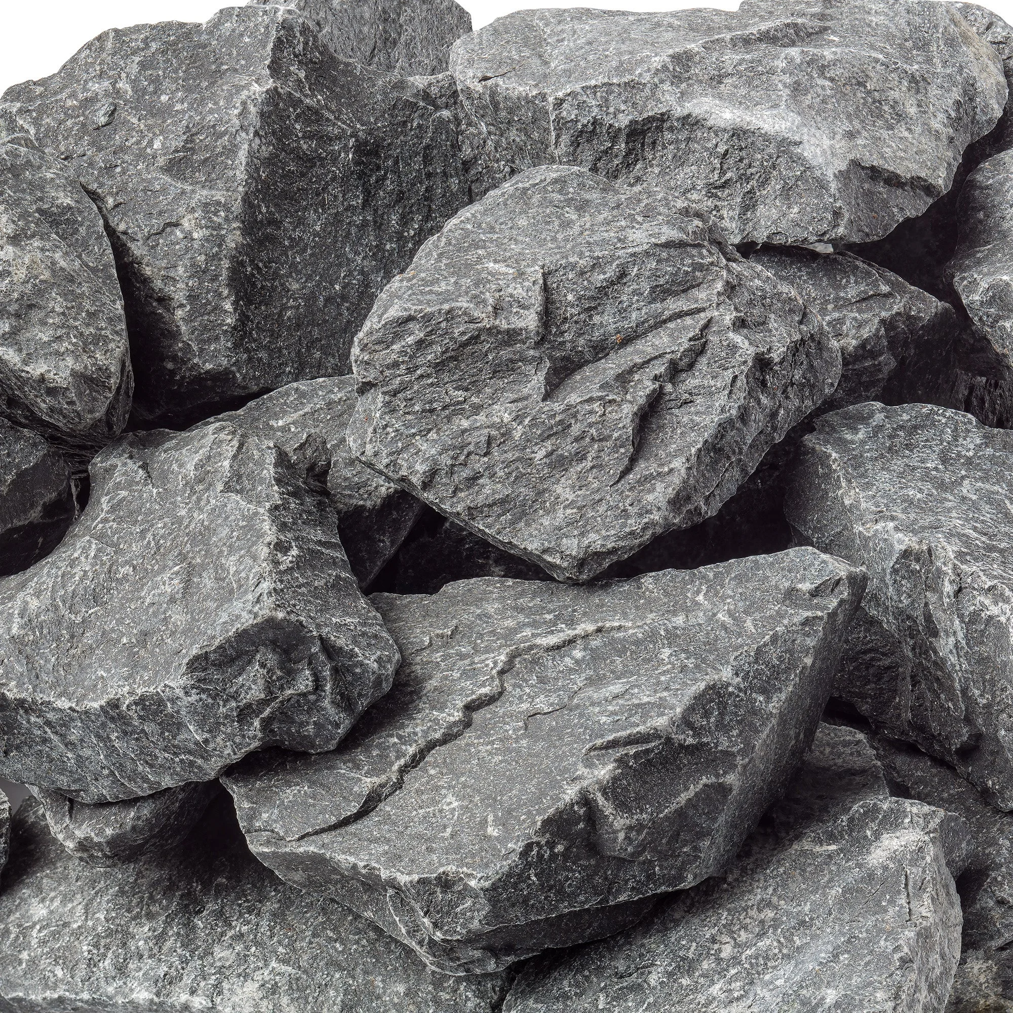 Harvia Split-Face Heater Stones – 2–4", 44 lb