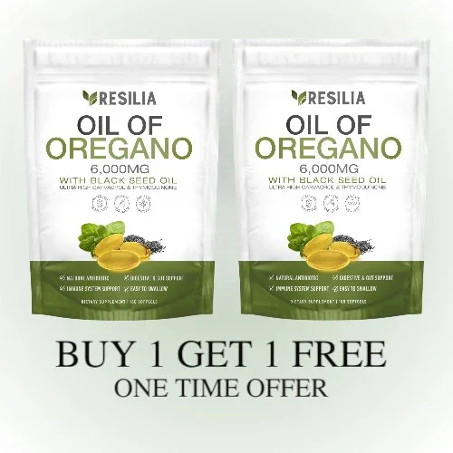 [ONE TIME OFFER] BUY 1 GET 1 FREE Resilia® Oregano Oil with Black Seed Oil