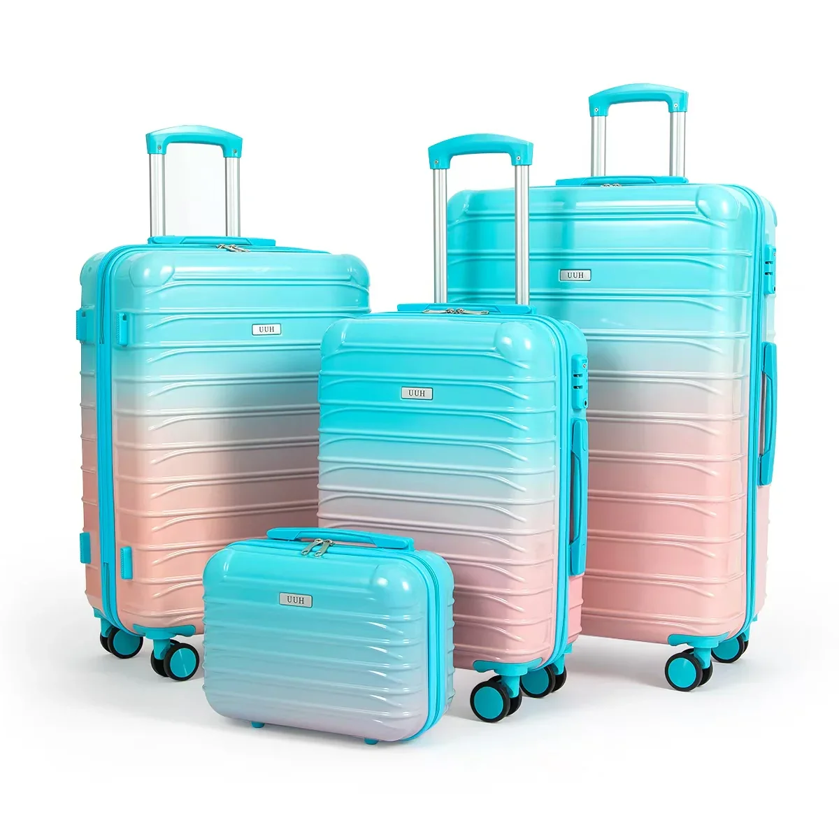 UUH 28-inch Luggage Family Travel 4-Piece Set – Buy 1 Get 3 Free (Includes 24/20/13-Inch)
