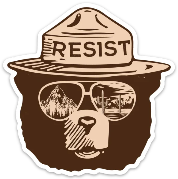 Resist Bear Magnet