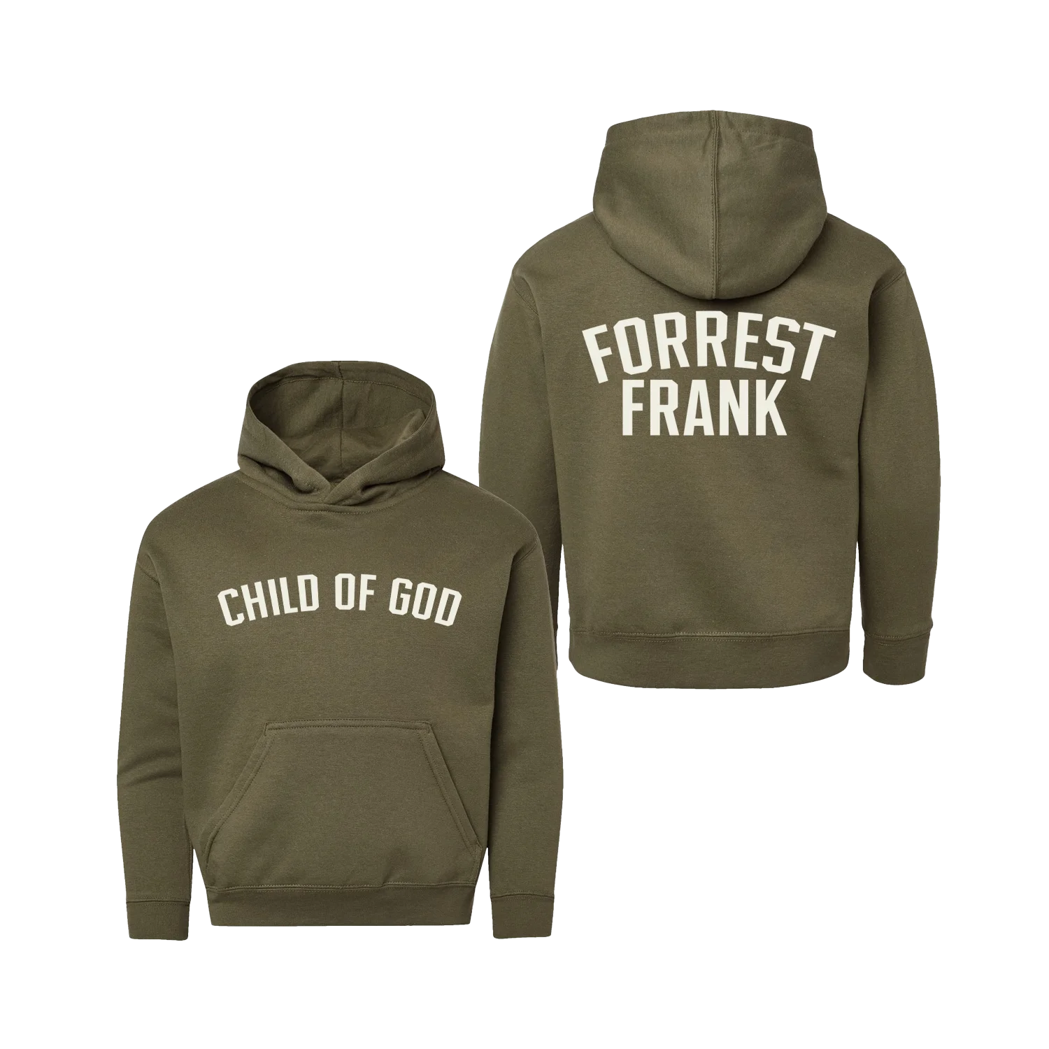 Child of God Olive Kids Hoodie