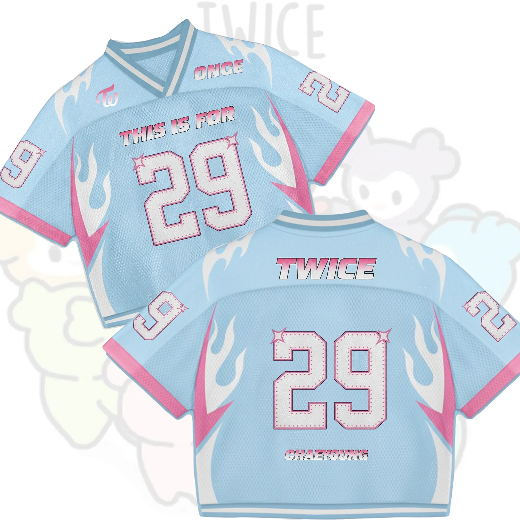 WAVESTEEᵀᴹ Twice Uniform This Is For Tour 2 Mixed Mesh Jersey