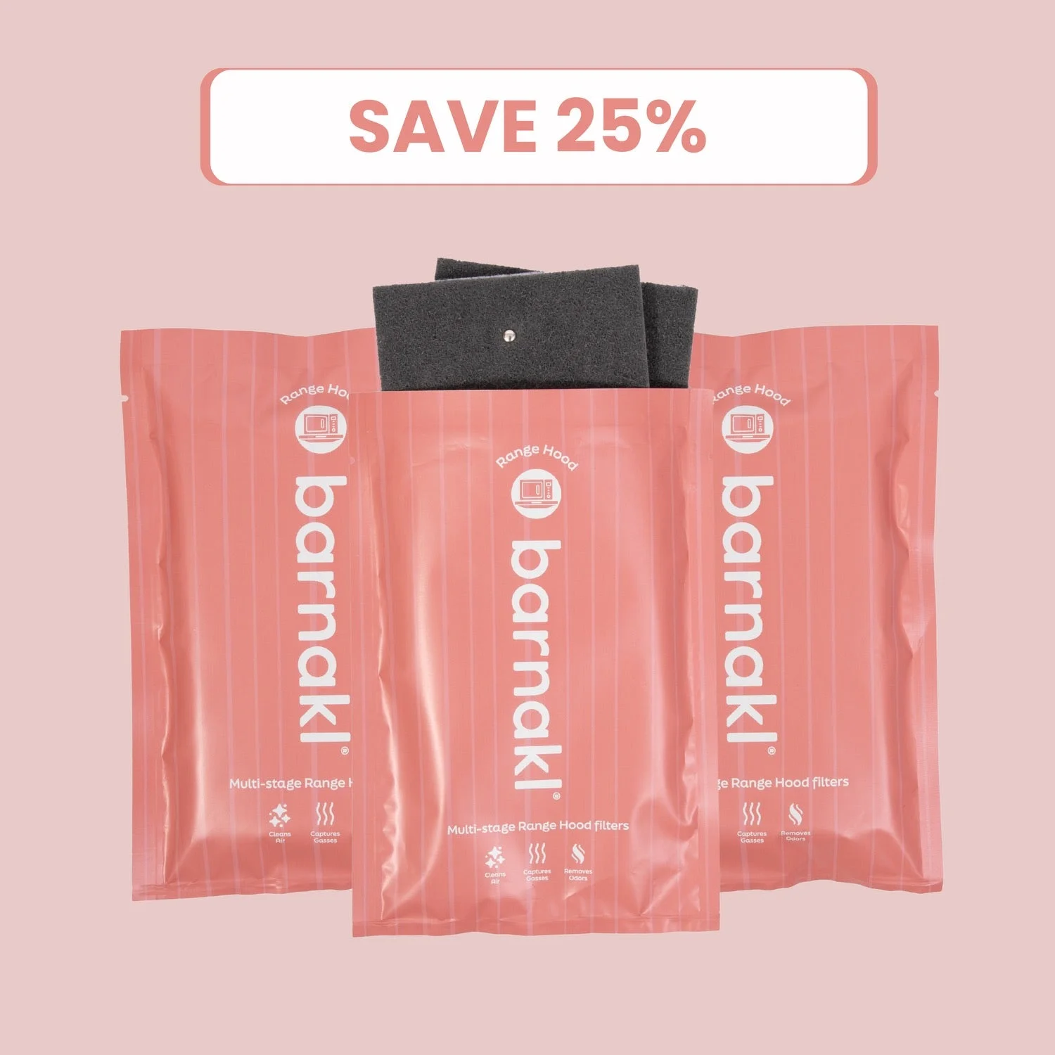 Range Hood Filters- 3 Bundle Pack