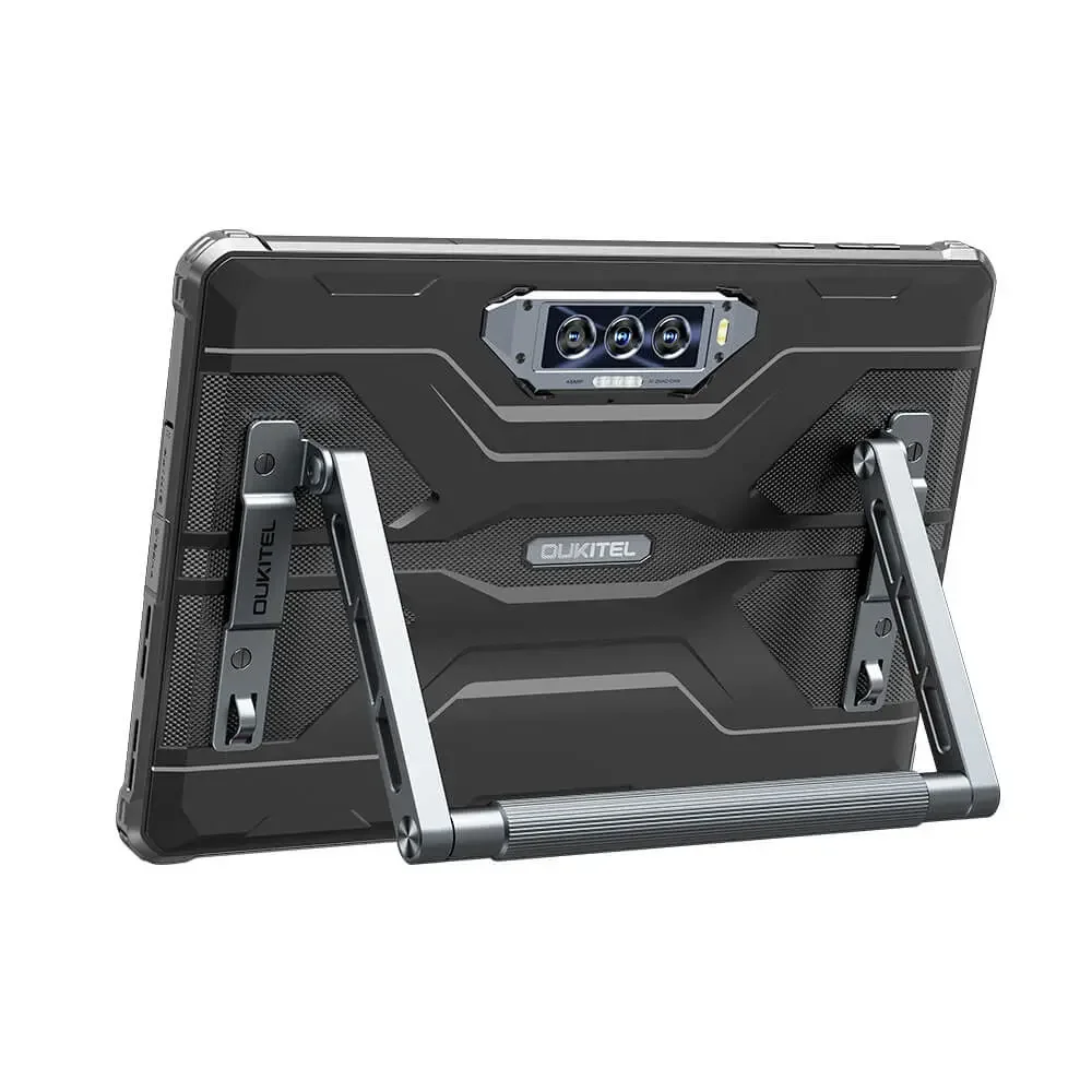 OUKITEL RT8 Rugged Tablet (Stand included) 10.1-inch 2K 20000mAh Battery 48MP Camera Android 14(12GB+256GB)