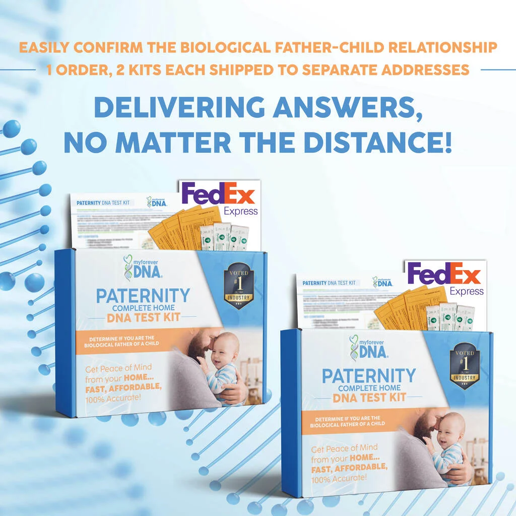 Multiple Location Home DNA Test Kit - 1 Order, 2 Kits Shipped