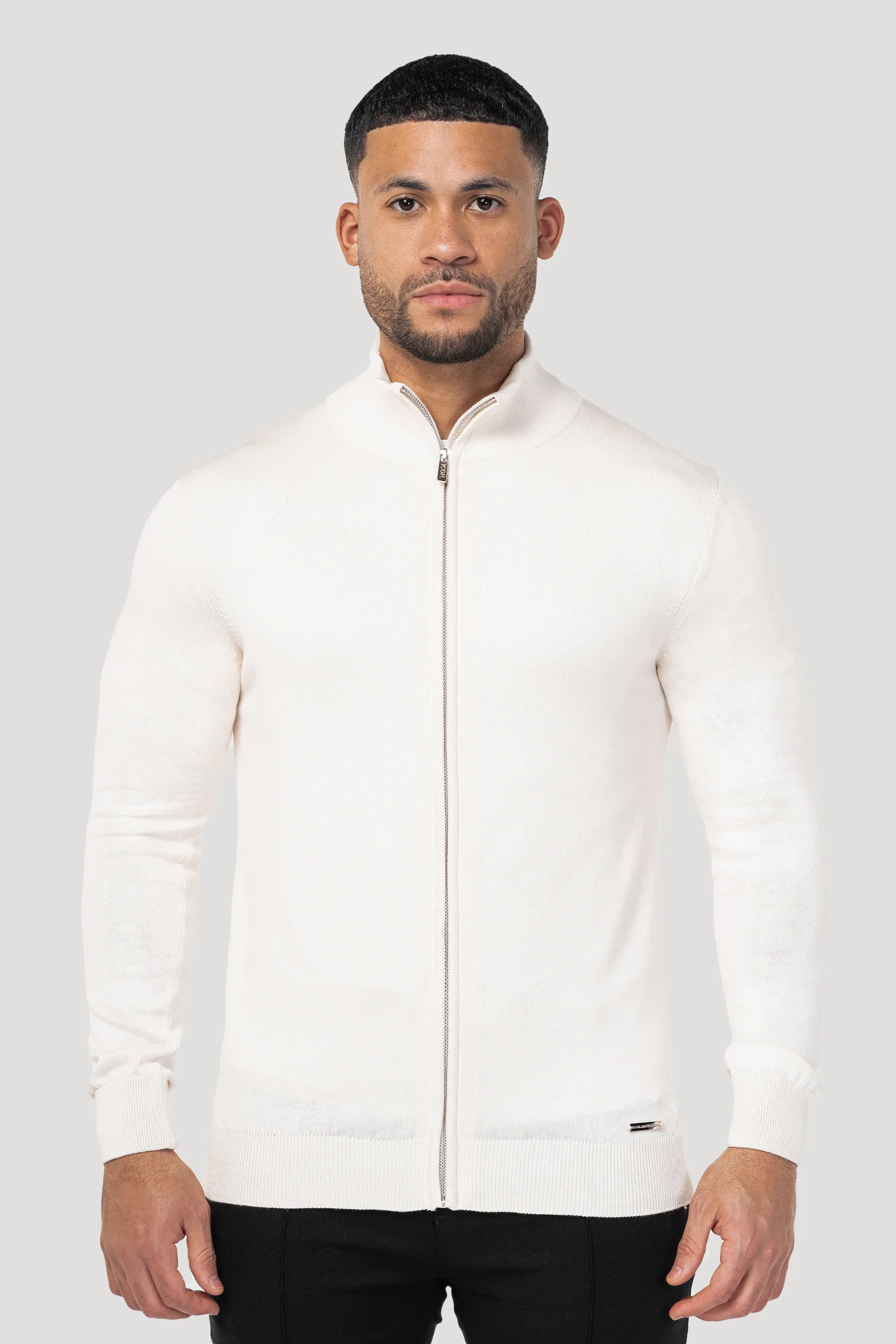 THE SANTONI FULL ZIP SWEATER