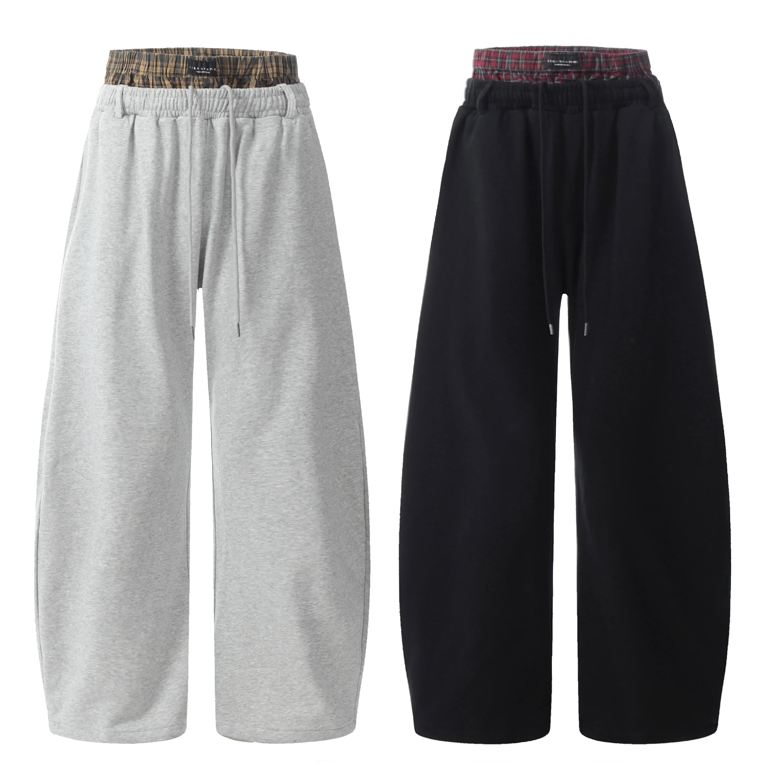 Double-Waist sweatpants Grey