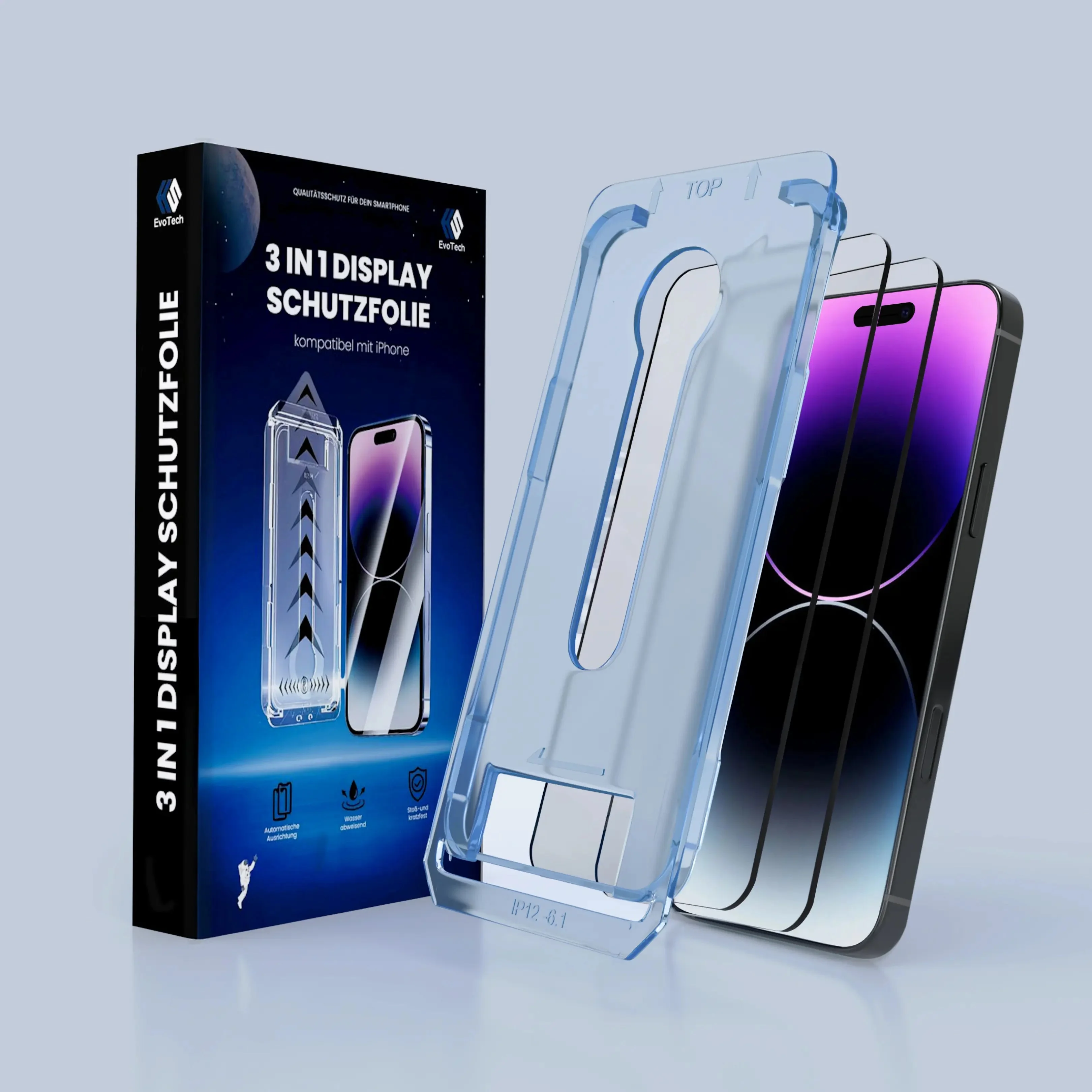 3 in 1 Schutzfolie - iPhone