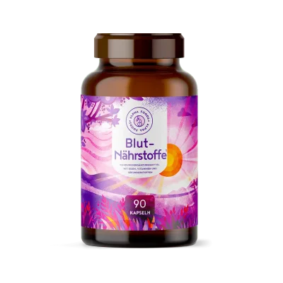 Blutnährstoffe mit Eisen, Vitamin B12 und B6