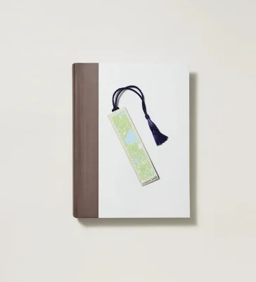 Central Park Map Metal Bookmark