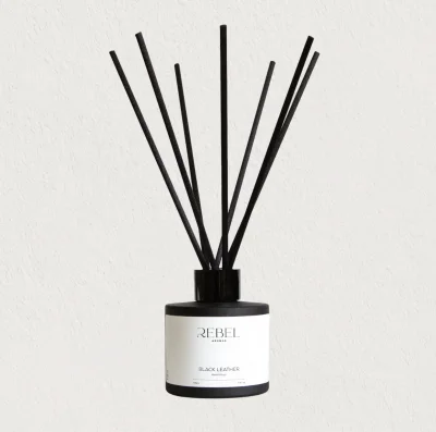Black Leather Reed Diffuser