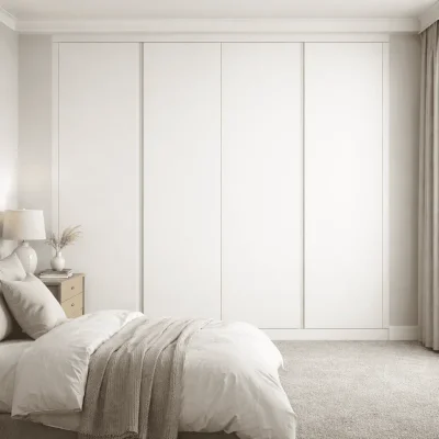 4 Door Handleless Front Frame Fitted Wardrobe - Widths Available 2001 - 2600mm