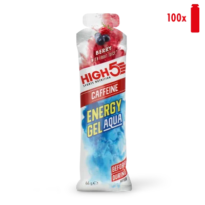 Energy Gel Aqua Caffeine Berry x100