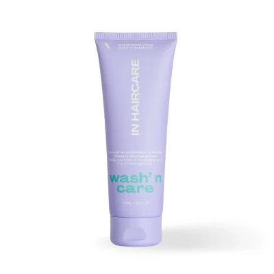 Shampoing doux : Wash n' care hydrate, nourrit et fortifie - 250ml