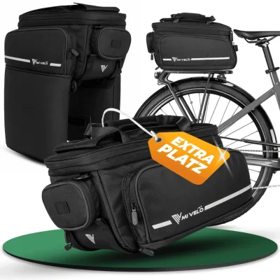 Gepäckträgertasche mit erweiterbarem Volumen "FINN"