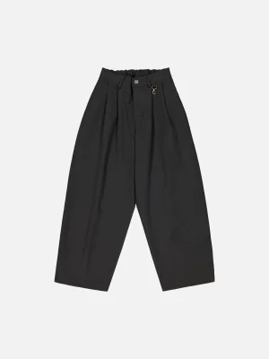 PLEATED PANT - BLACK