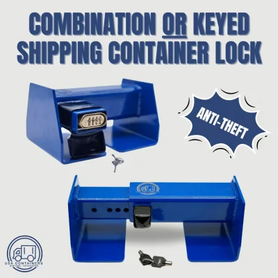 Shipping Container Door Bar Lock System (Heavy Duty)