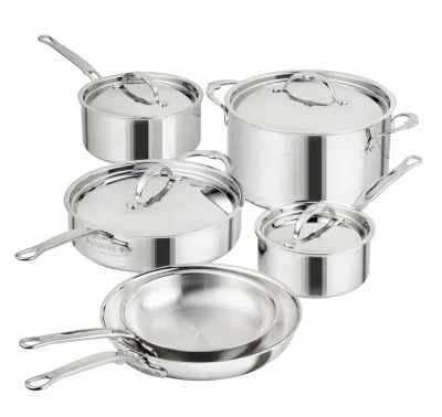 Hestan ProBond® Luxe Induction Stainless Steel Pan Set - 10 Piece