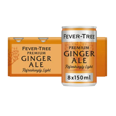 FEVER TREE GINGER ALE - x8 PACK