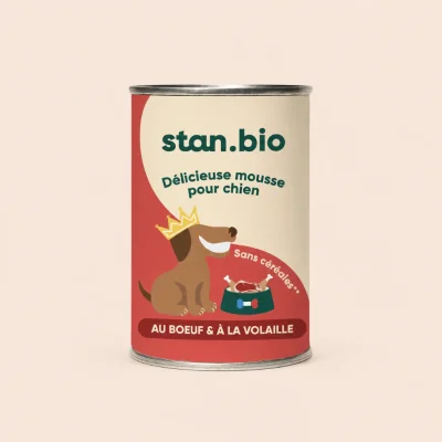 Mousse Boeuf & Volaille - Chien