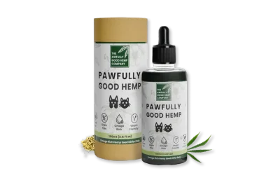Pawfully Good Hemp Co - Cold Pressed British Hemp Seed Oil for Pets (100ml)