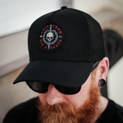 Free From Sin & Death Trucker Patch Hat