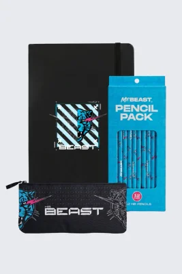 MrBeast 3-Piece Stationery Set