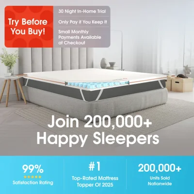 The Premium Mattress Topper by Dormeo® - Red, White & Prime Sale! - 35% Off Discount Auto-Applied