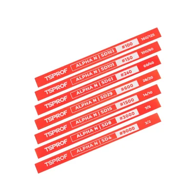 TSPROF Alpha N Set Of Narrow Resin Diamond Sharpening Stones SD161 — SD4 (7 pcs.)