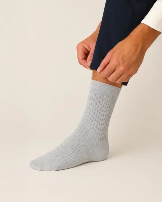 2-pack Classic odour-free socks Light Grey