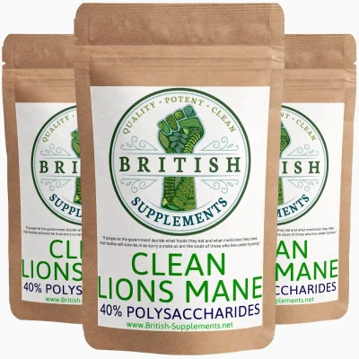 Clean Genuine Lions Mane Extract + Uptake Blend