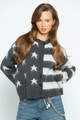 Firestarter Brushed Knit Cardigan