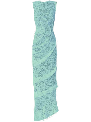 Spiral Dress Floor Length