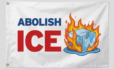 Abolish Ice Flag