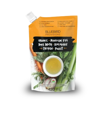 Organic Chicken Bone Broth, 420ml, Frozen