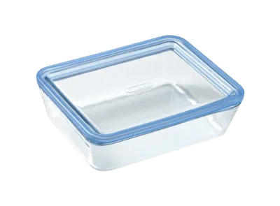 Zero Plastic - Boite de conservation rectangulaire 100% verre