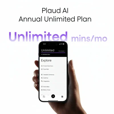 Plaud AI Annual Unlimited Plan | For Business