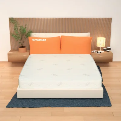 Materasso Alto 11 cm, in Waterfoam, Indeformabile, Ortopedico, Rivestimento Silver | Levante