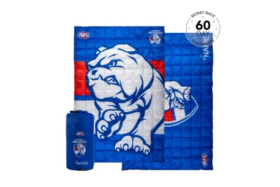Western Bulldogs - AFL Sustainable Down Puffy Blanket