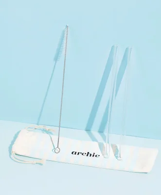 Pailles en verre