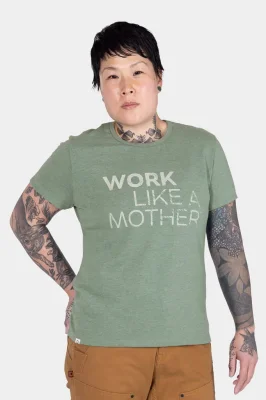 GO TO™ "Work Like a Mother" Graphic Work Tee
