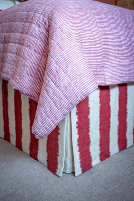 Straight Custom Bed Valance Sheet | Made To Order In Any Fabric
