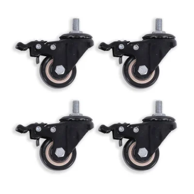 ROUES en acier pour Bureau Assis Debout KQUEO (x4)