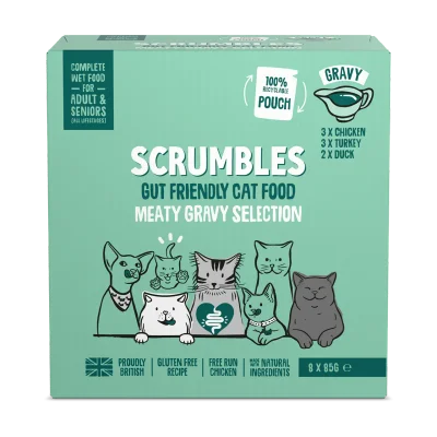 Grain Free Gravy Cat Food Pouches