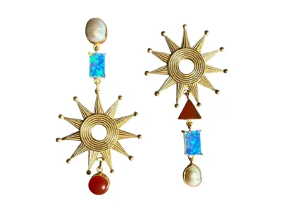 Casa Capri Sole d'Oro Grande Earrings