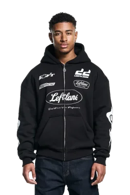 ARAMID RACING ZIPPER BLACK