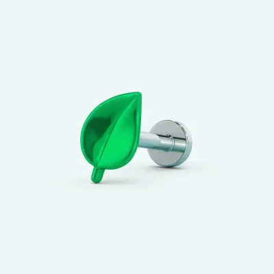 Leaf Flat Back Earring