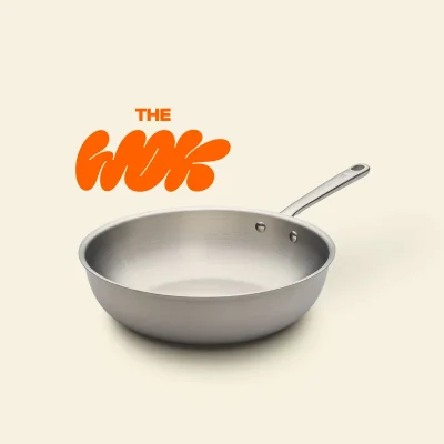 The Wok en inox - 28 cm