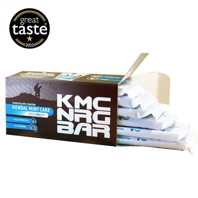 KMC NRG BAR Chocolate Coated Kendal Mint Cake Recharged (Clearance)